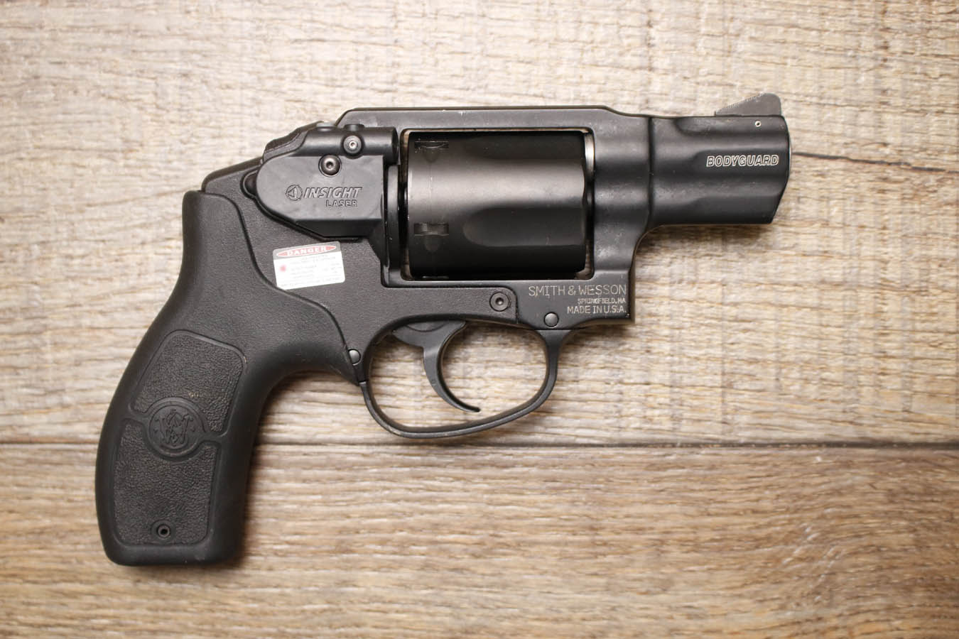 SMITH AND WESSON Bodyguard 38 SPL Police Trade-In Revolver with Insight Laser