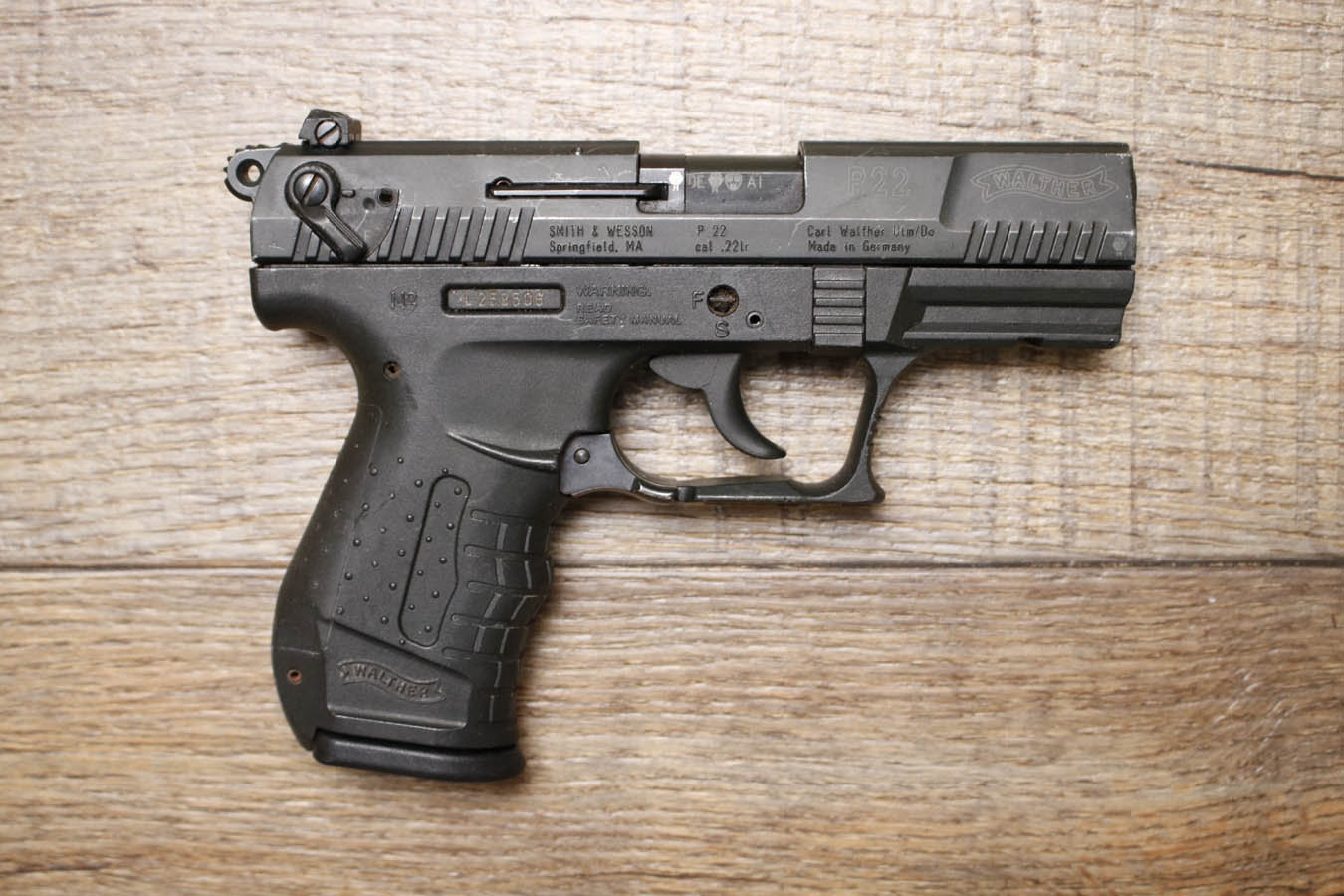 WALTHER P22 22 LR Police Trade-In Pistol