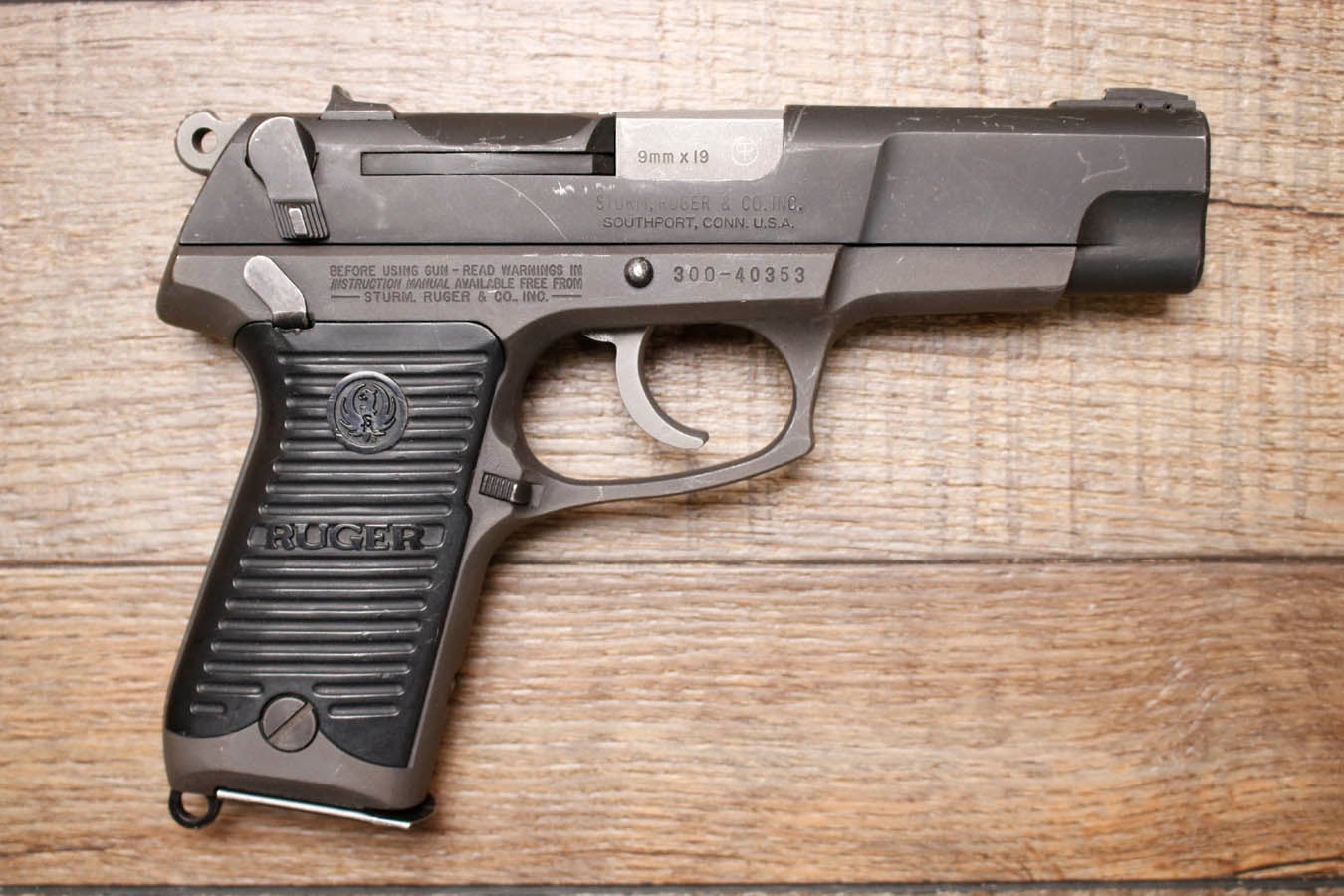 RUGER P85 9mm Police Trade-In Pistol with Holster