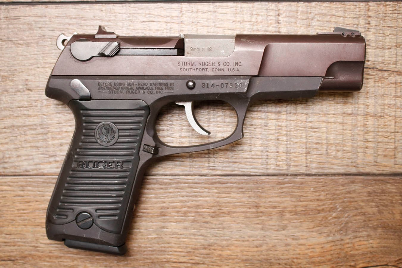 RUGER P89DC 9mm Police Trade-In Pistol