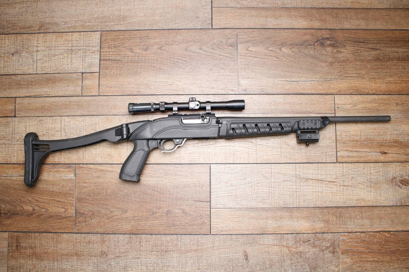 RUGER 10/22 22LR Police Trade-In Rifle with Scope (No Magazine)