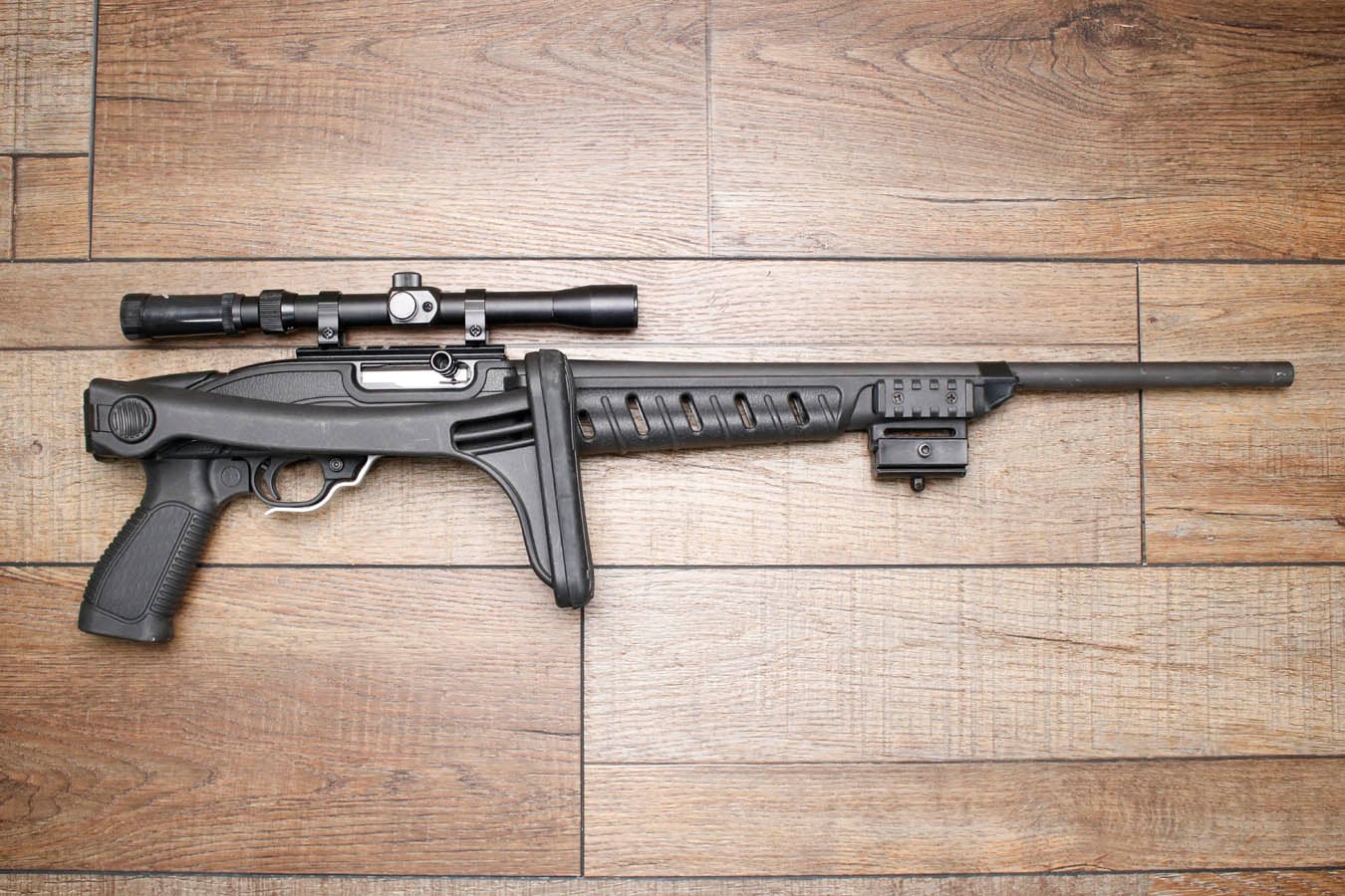 RUGER 10/22 22LR Police Trade-In Rifle with Scope (No Magazine)