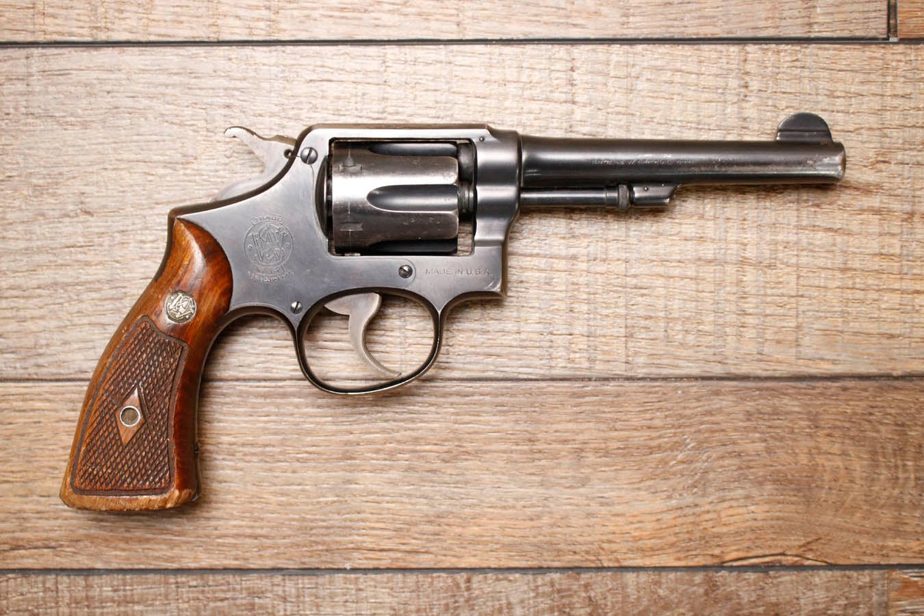 SMITH AND WESSON .38 Military and Police Pre Model 10 .38 Special Police Trade-in Revolver