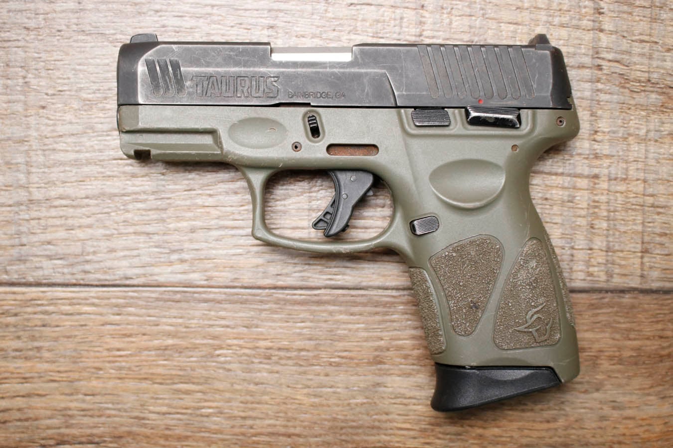 TAURUS G3C 9mm Police Trade-In Pistol with OD Green Frame