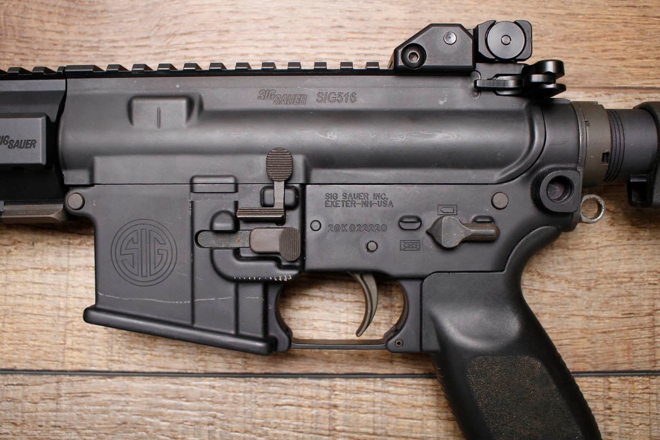 SIG SAUER SIG516 5.56mm 14.5 Inch Gas Piston Police Trade-in Short Barreled Rifle (No Magazine)
