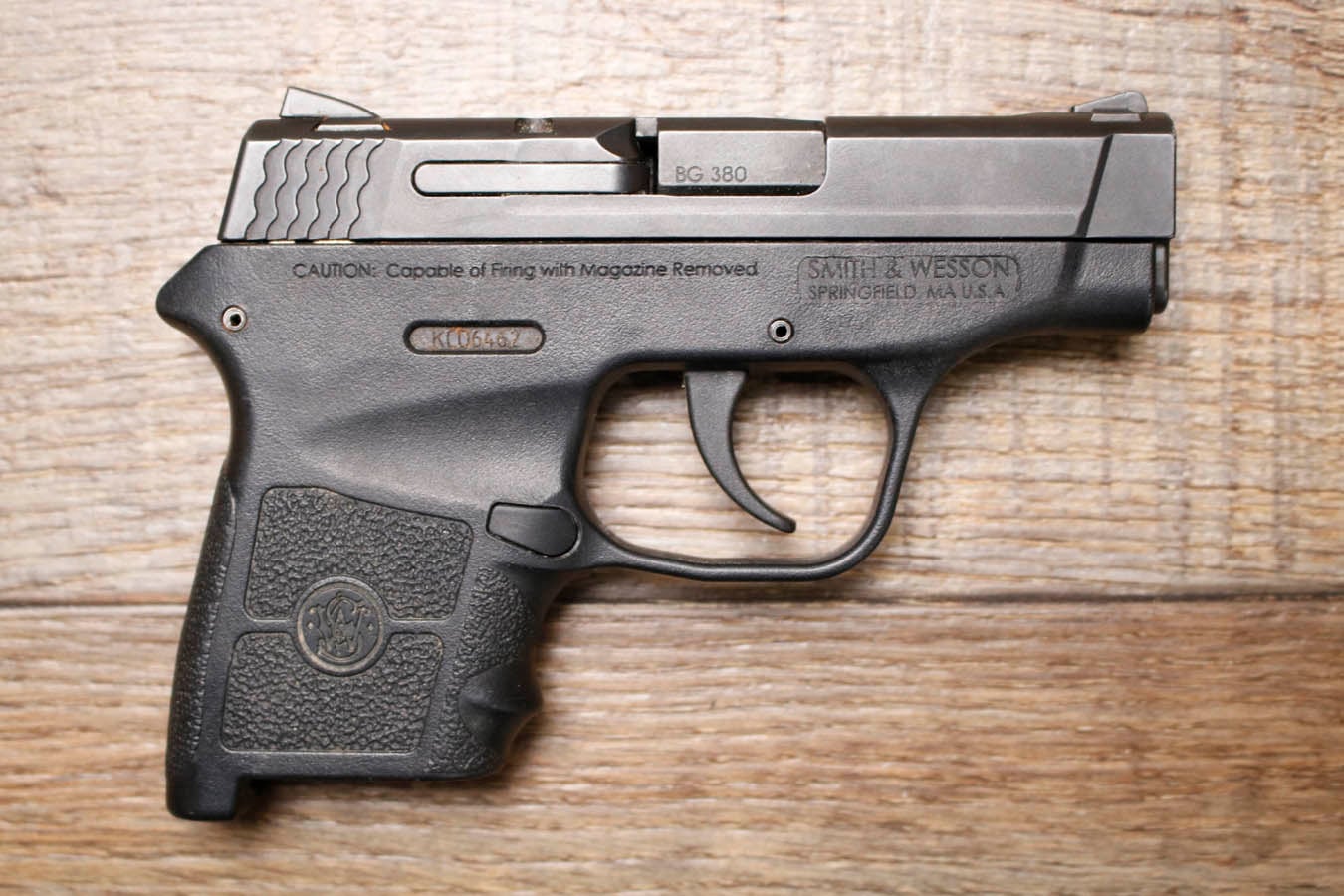 SMITH AND WESSON M&P Bodyguard 380 ACP Police Trade-In Pistol (No Magazine)