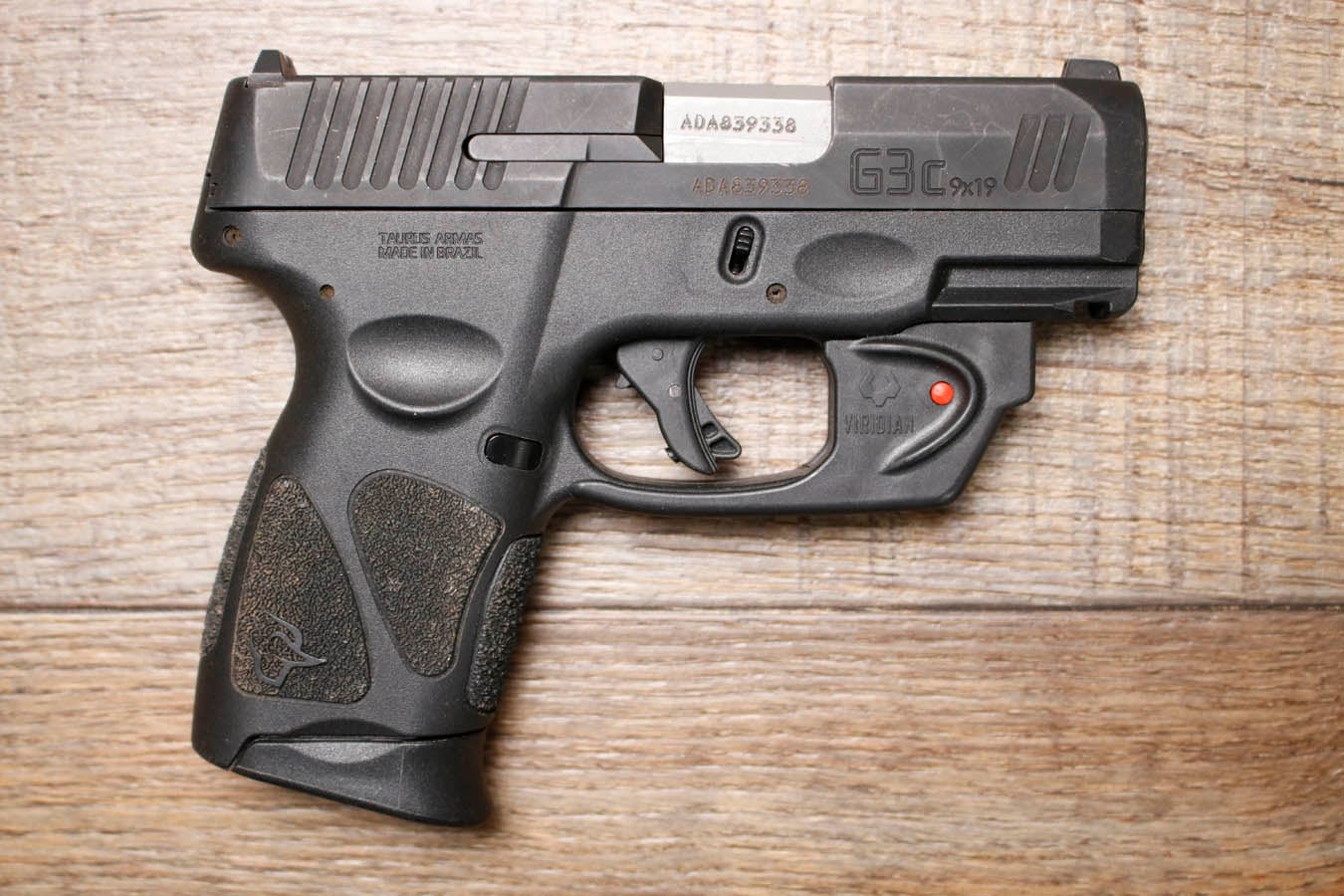 TAURUS G3C 9mm Police Trade-In Pistol with Laser and Two Magazines