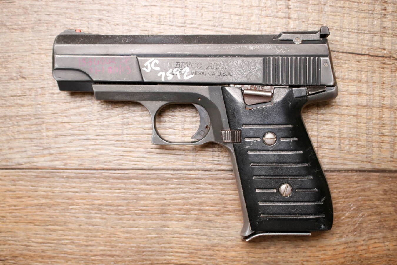 BRYCO Jennings Nine-CA 9mm Police Trade-In Pistol