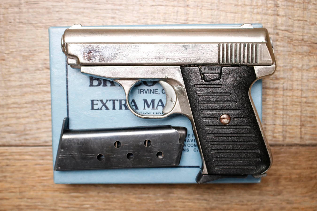 JENNINGS 38 380 ACP Police Trade-In Pistol with Original Box and 2 Magazines