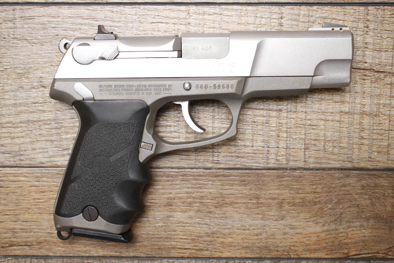 RUGER P90DC 45 ACP Police Trade-In Pistol
