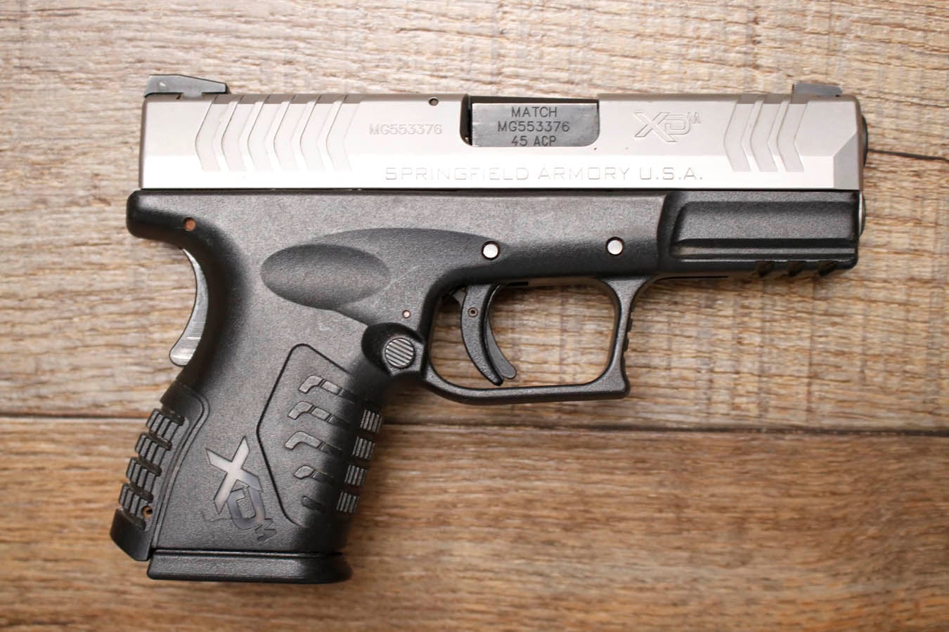 SPRINGFIELD XDM-45 45 ACP Police Trade-In Pistol with Stainless Slide