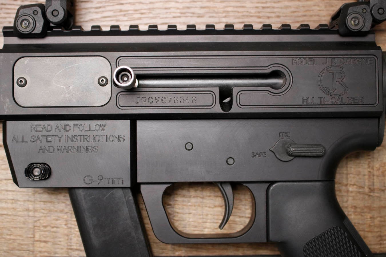 JUST RIGHT CARBINE JR Carbine 9mm Police Trade-In Carbine