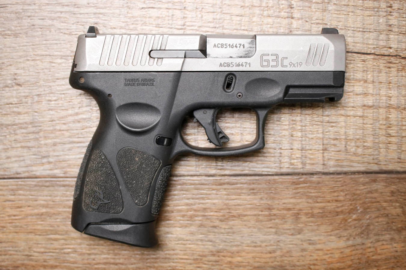 TAURUS G3C 9mm Police Trade-In Pistol with Stainless Slide