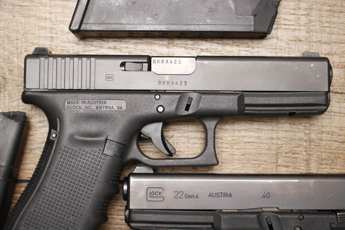 GLOCK 22 Gen4 40 S&W Police Trade-In Pistol (Good Condition)