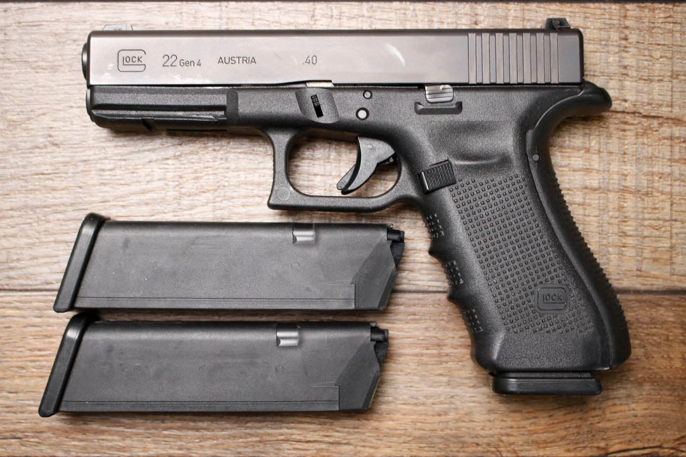 GLOCK 22 Gen 4 40 S&W Police Trade-In Pistol (Good Condition)