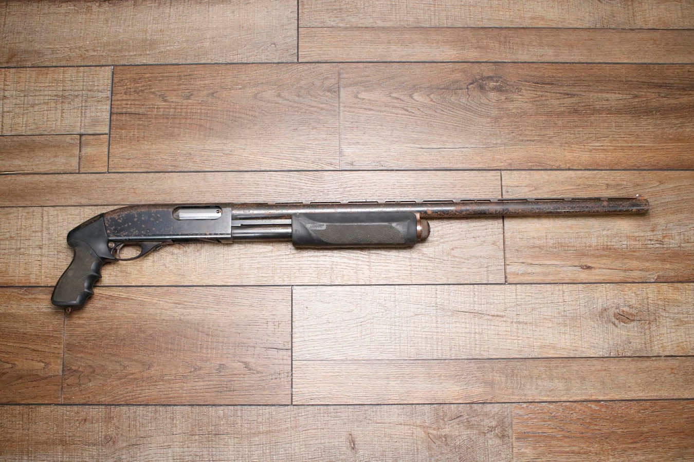 REMINGTON 870 Wingmaster 12GA Police Trade-In Pistol Grip Shotgun