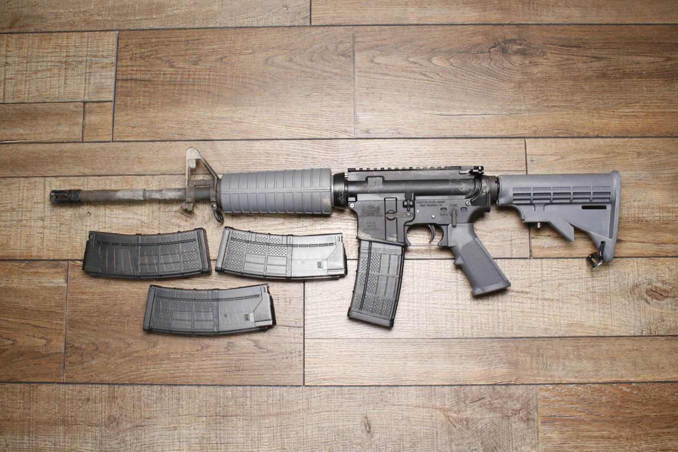 PALMETTO STATE ARMORY PA-15 5.56mm Police Trade-In Rifle with Four Magazines