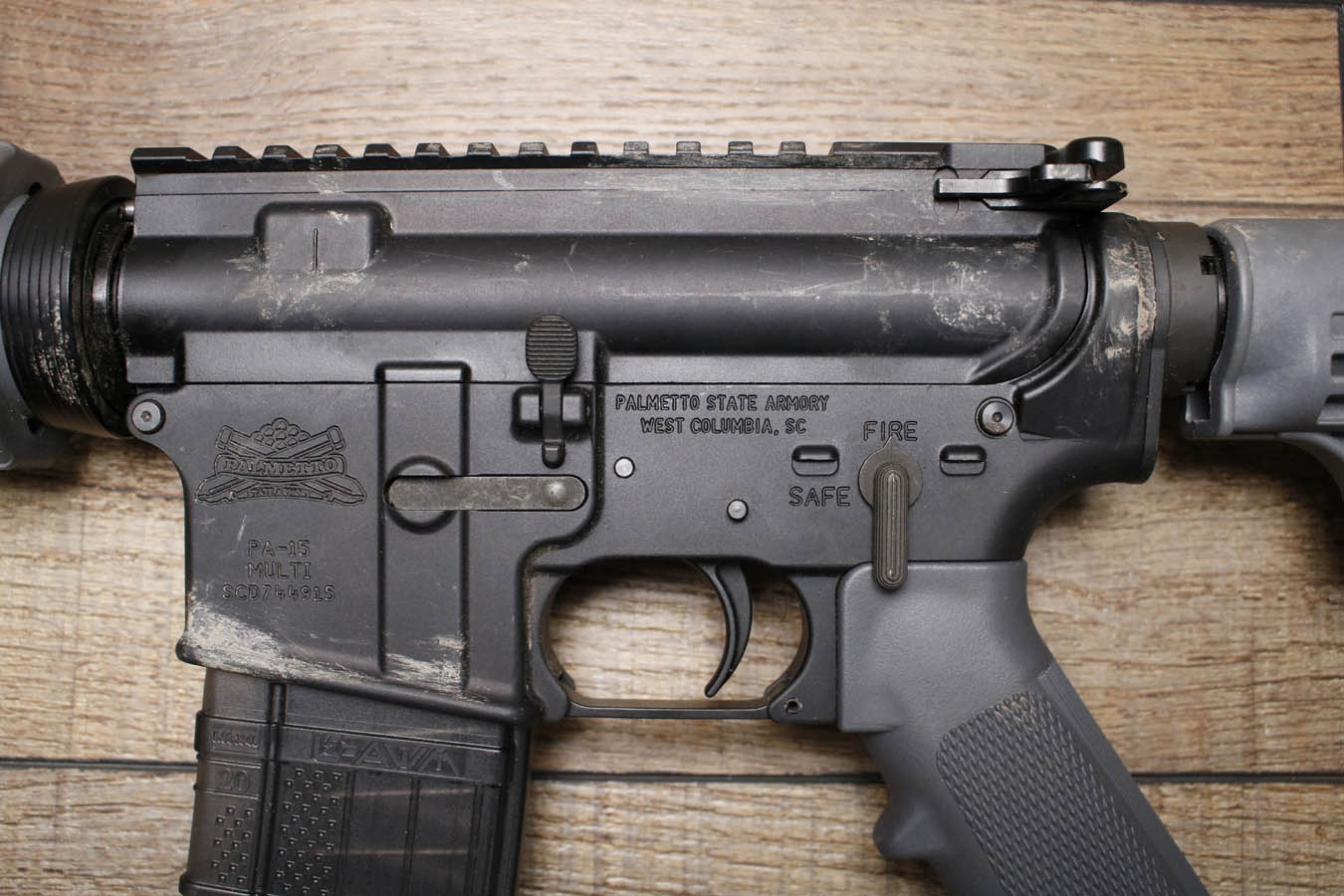 PALMETTO STATE ARMORY PA-15 5.56mm Police Trade-In Rifle with Four Magazines