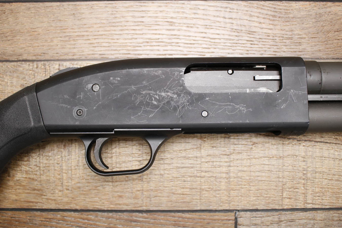 thumbnail interactive-video image 1 of Factory Mossberg 590A1/500 12 Gauge Steel Action Slide Tube (6-1/2 Inch) 1 of 3
