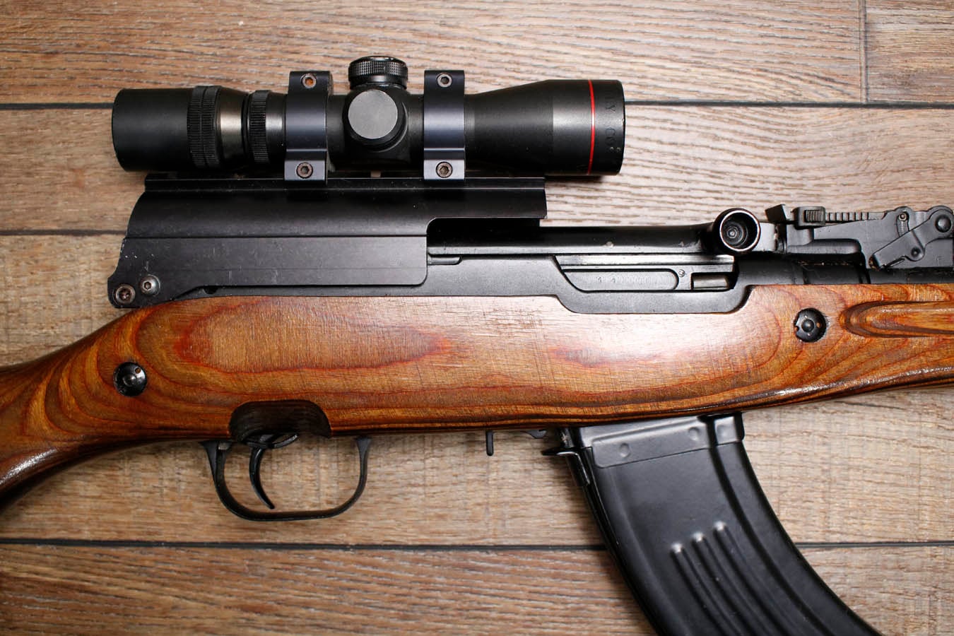 RUSSIA SKS 7.62x39mm Police Trade-In Rifle with Scope