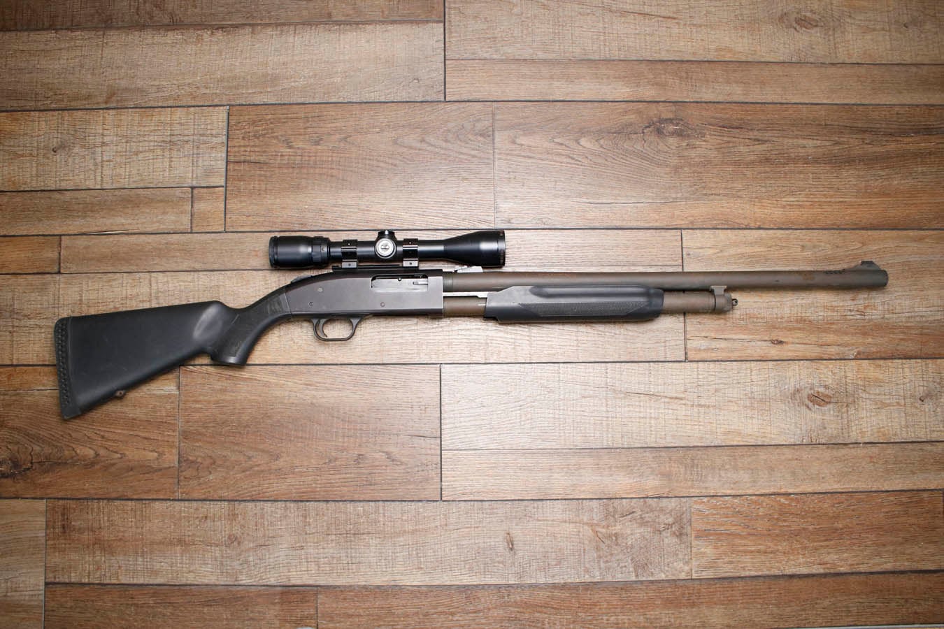MOSSBERG 500A 12GA Police Trade-In Shotgun with Scope