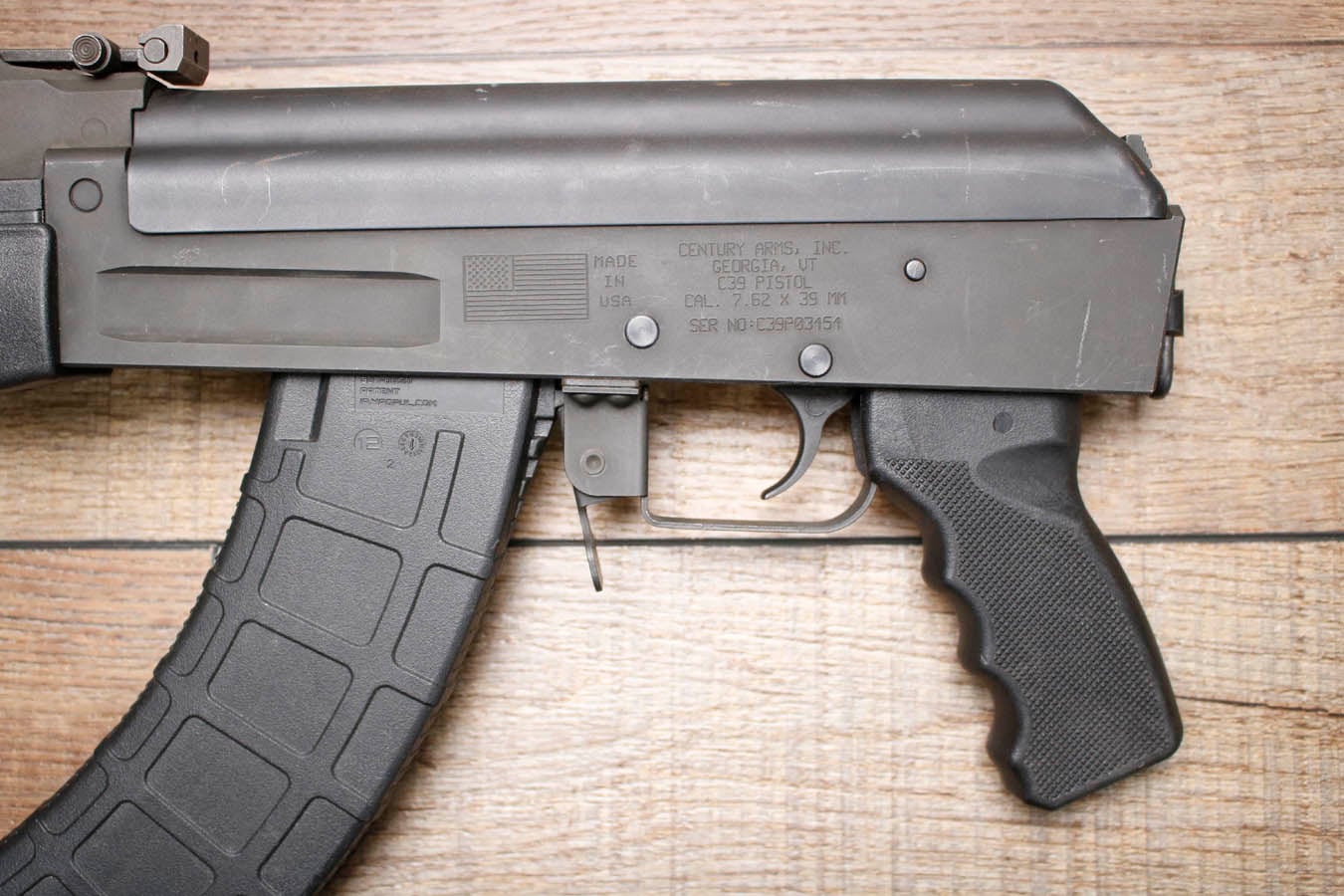 CENTURY ARMS C39 7.62x39mm Police Trade-In AK Pistol