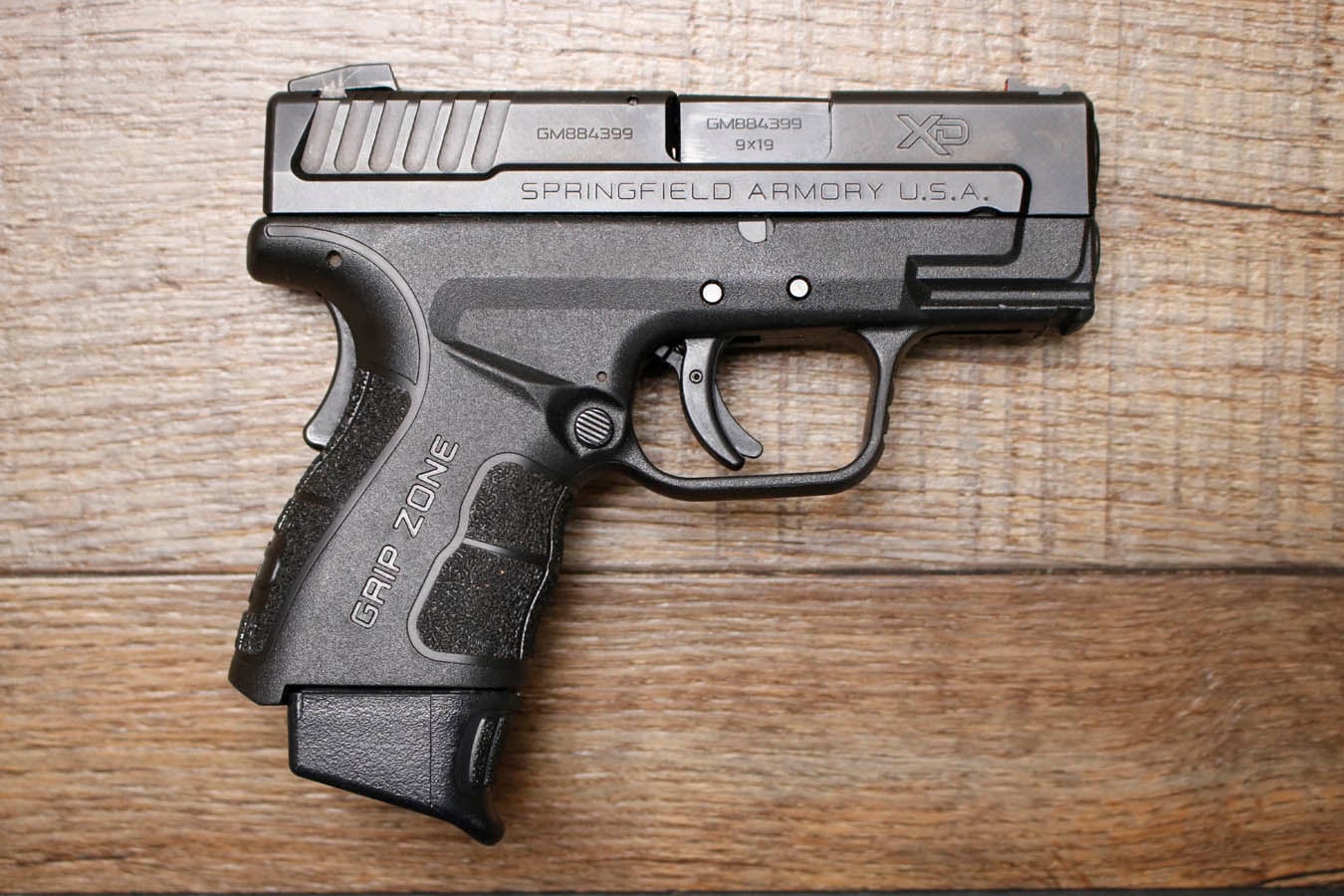 SPRINGFIELD XD-9 Sub Compact 9mm Police Trade-In Pistol