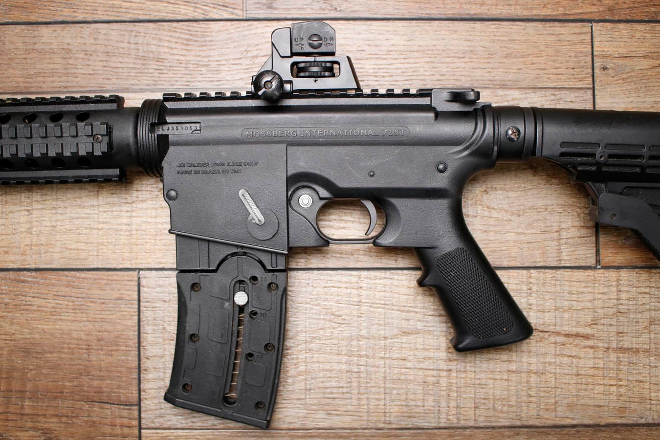 MOSSBERG 715T 22 LR Police Trade-In Rifle with Flashlight and Laser