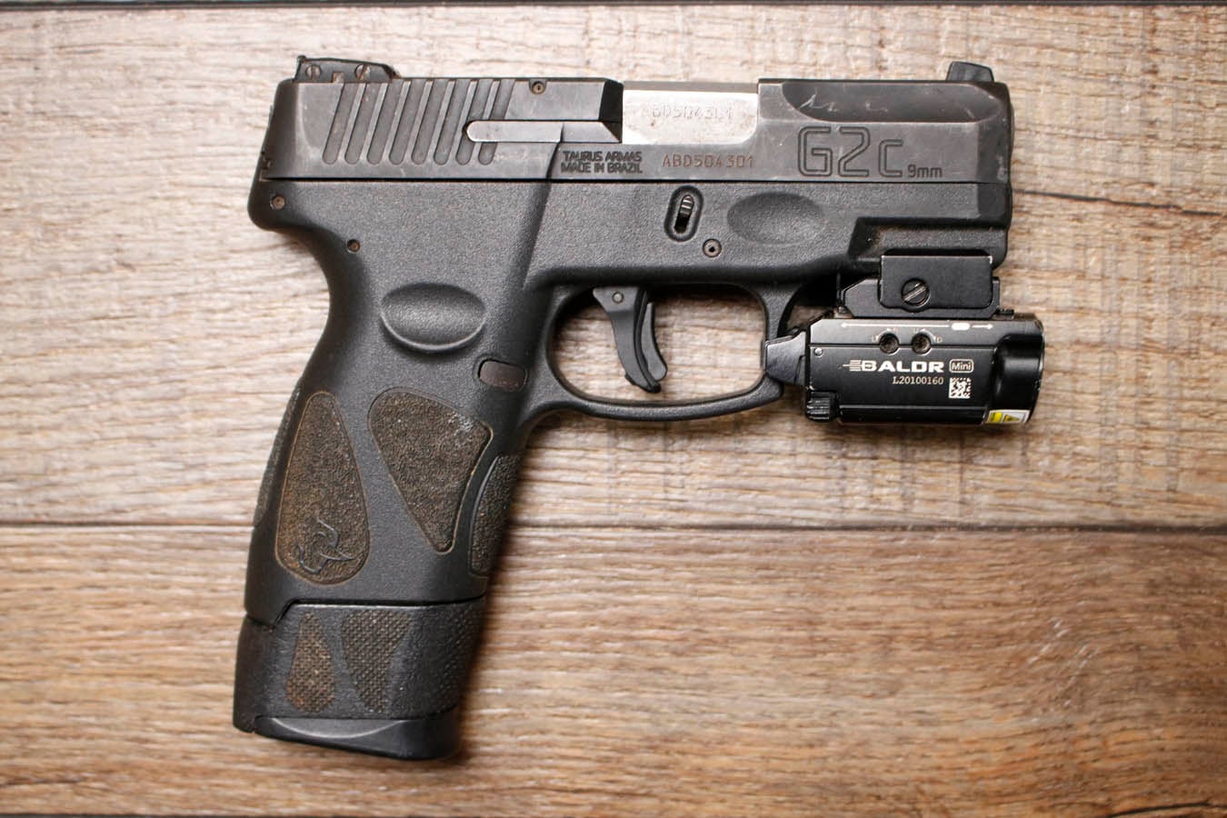 TAURUS G2C 9mm Police Trade-In Pistol with O Light