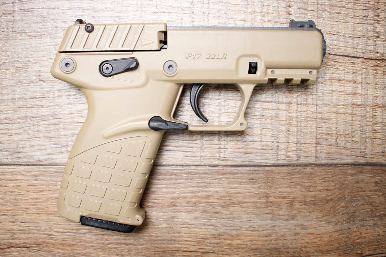 KEL-TEC P-17 22LR Police Trade-In Pistol with FDE Frame