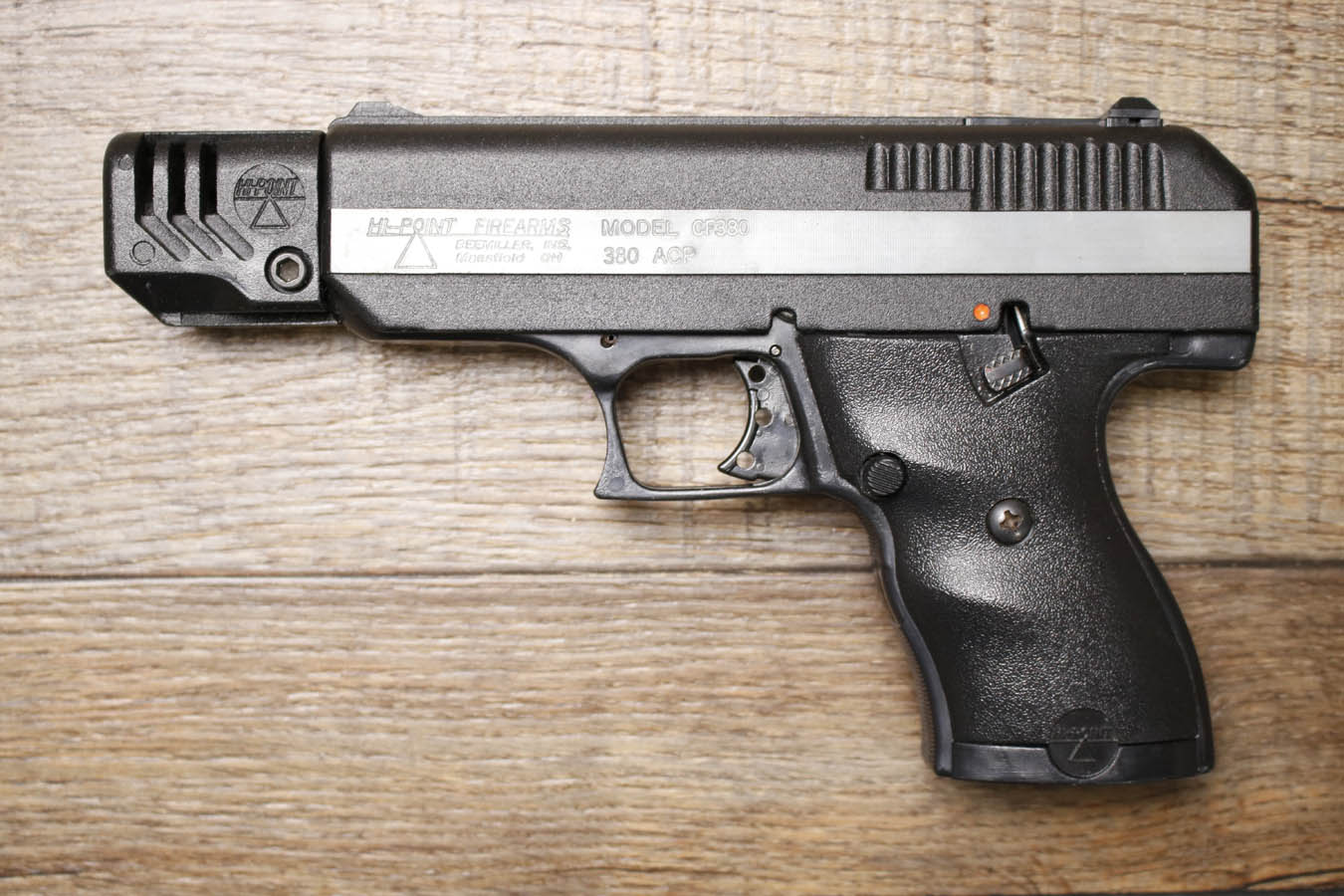 HI POINT CF380 380 ACP Police Trade-In Pistol with Compensator (No Magazine)