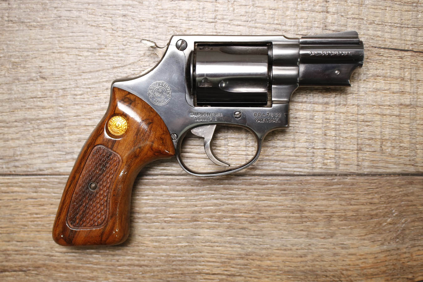 TAURUS Model 85 .38 Special 2 Inch Blued Snub-Nose Police Trade-in Revolver