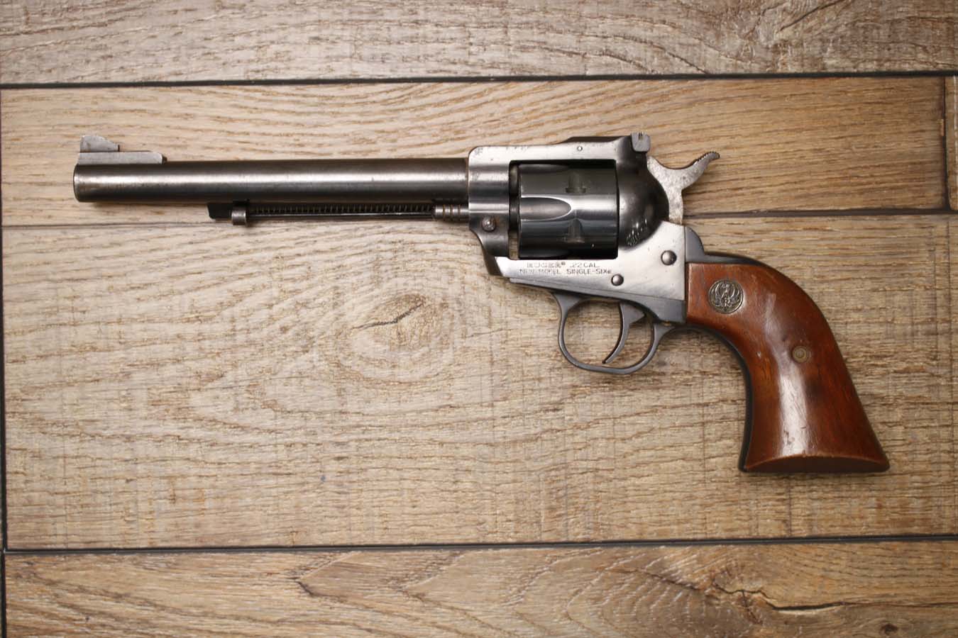 RUGER New Model Single Six 22LR Police Trade-In Revolver