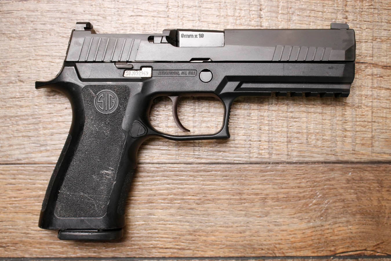 SIG SAUER P320 X-Full 9mm Police Trade-In Optic Ready Pistol with Night Sights (Good Condition)