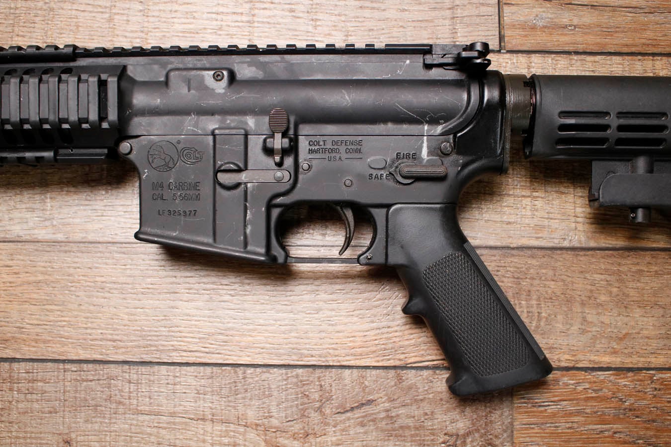 COLT LE6940 M4 Carbine 5.56mm Police Trade-In Rifle with Quad Rail (No Magazine)