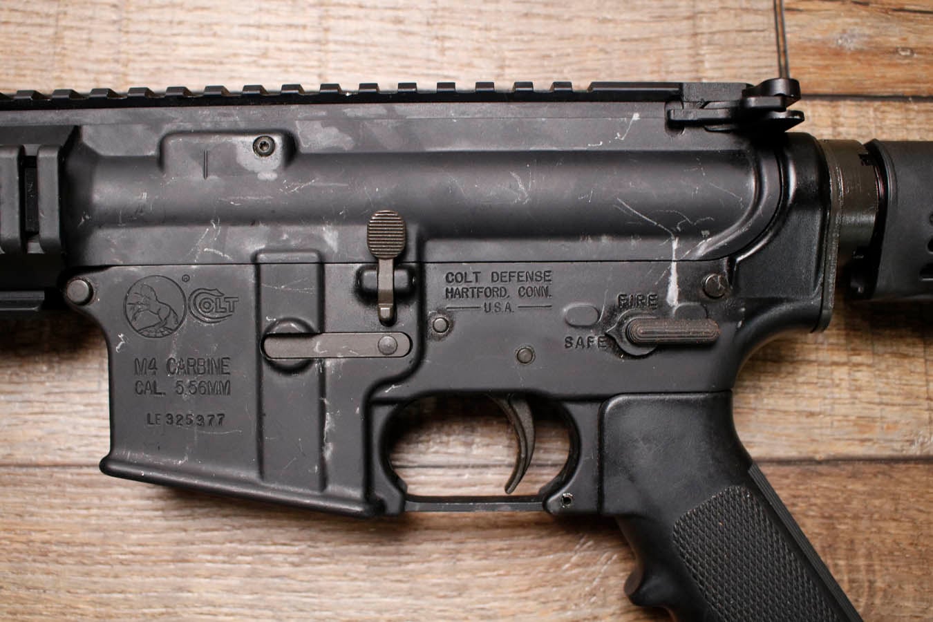 COLT LE6940 M4 Carbine 5.56mm Police Trade-In Rifle with Quad Rail (No Magazine)