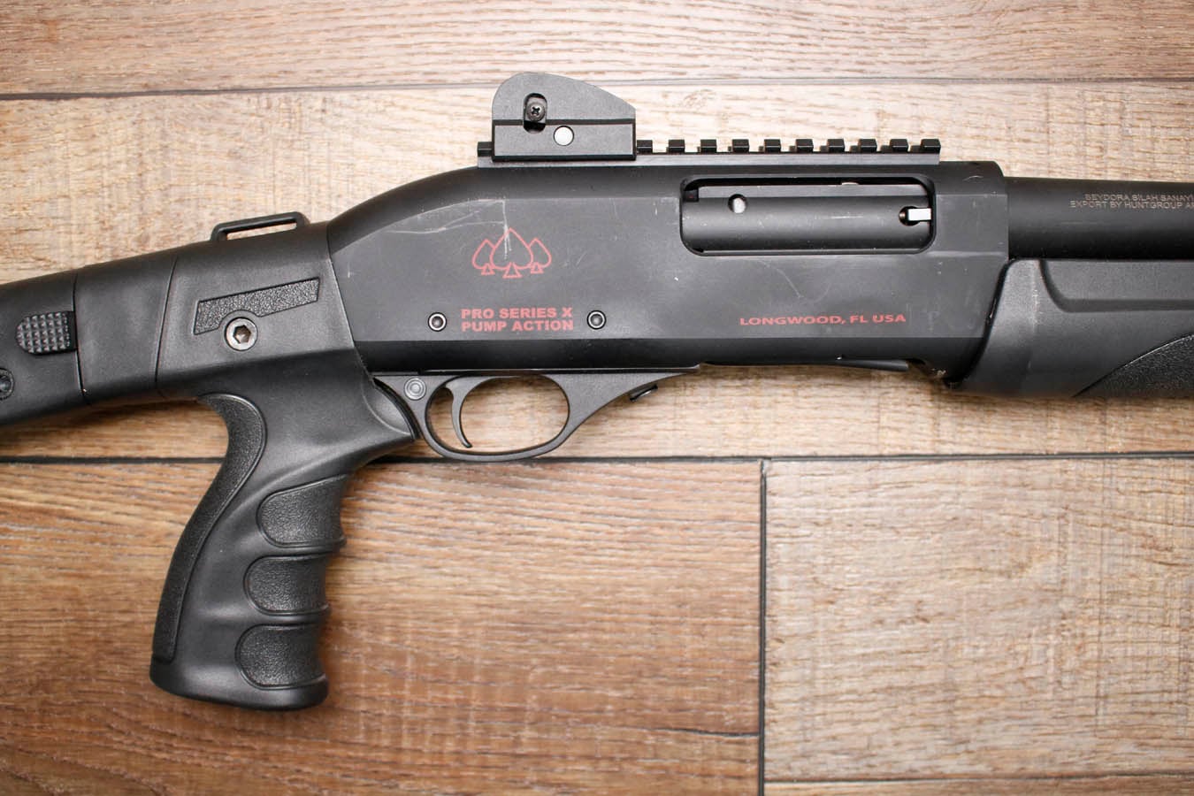 BLACK ACES TACTICAL Pro Series X 12GA Police Trade-In Shotgun with Case, Extra Barrel, Extra Stock