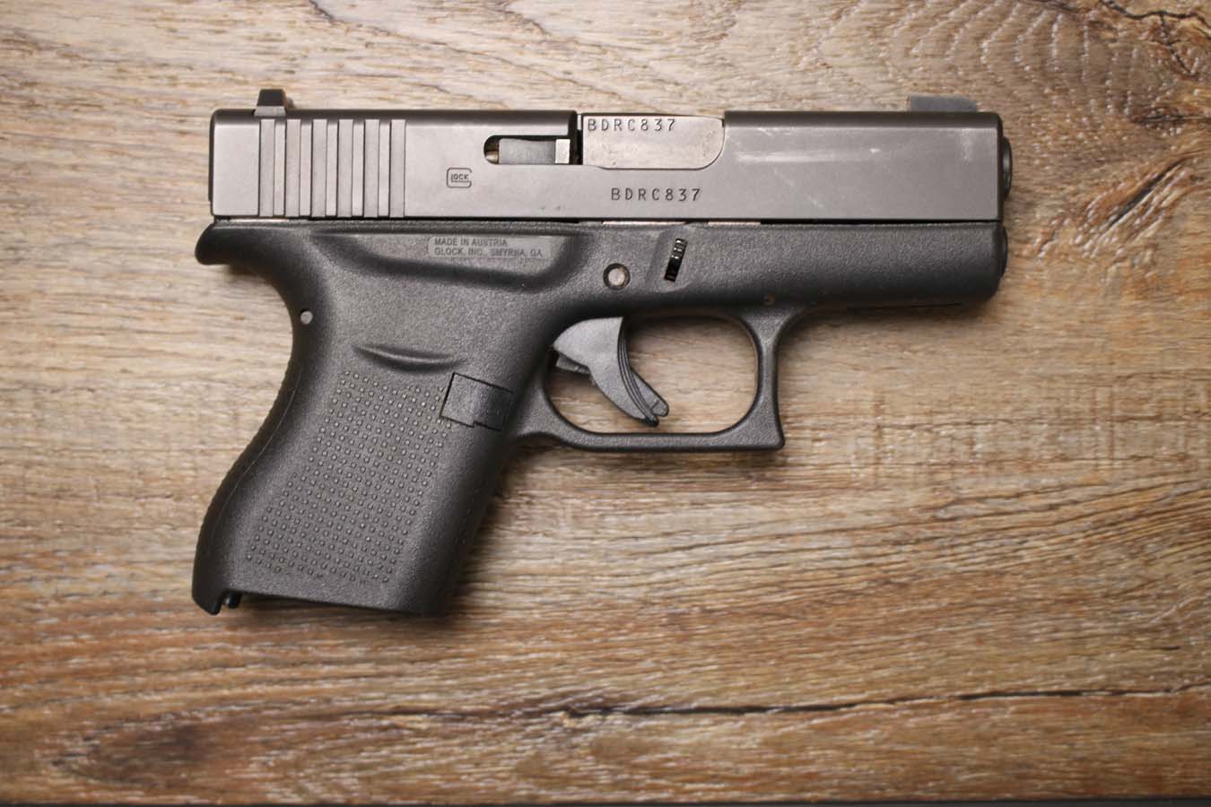 GLOCK 43 9mm Police Trade-In Pistol (No Magazine)
