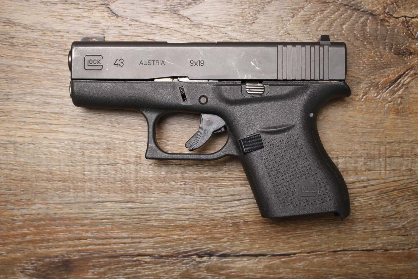 GLOCK 43 9mm Police Trade-In Pistol (No Magazine)
