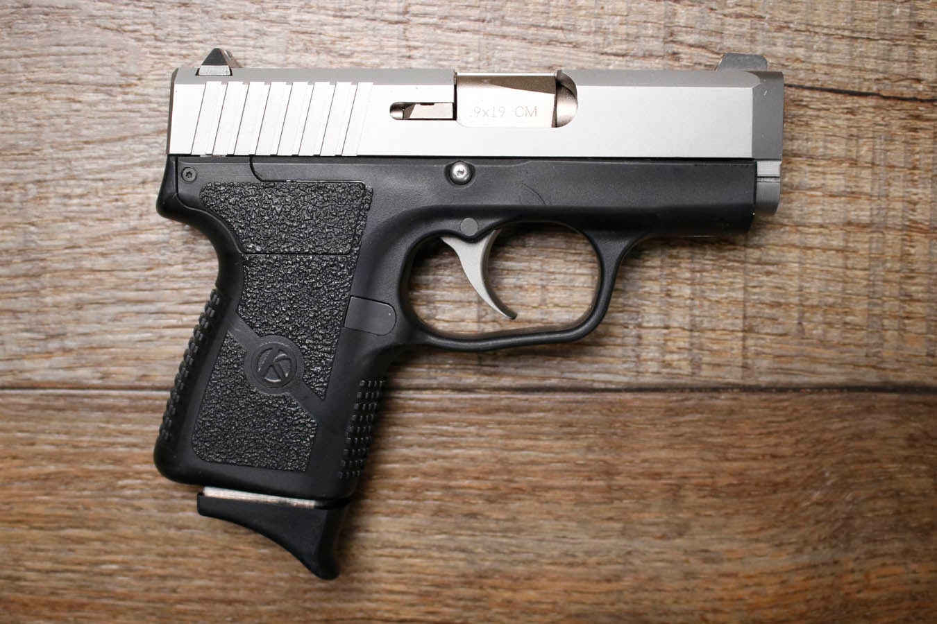 KAHR ARMS CM9 9mm Police Trade-In Pistol with Holster and Laser