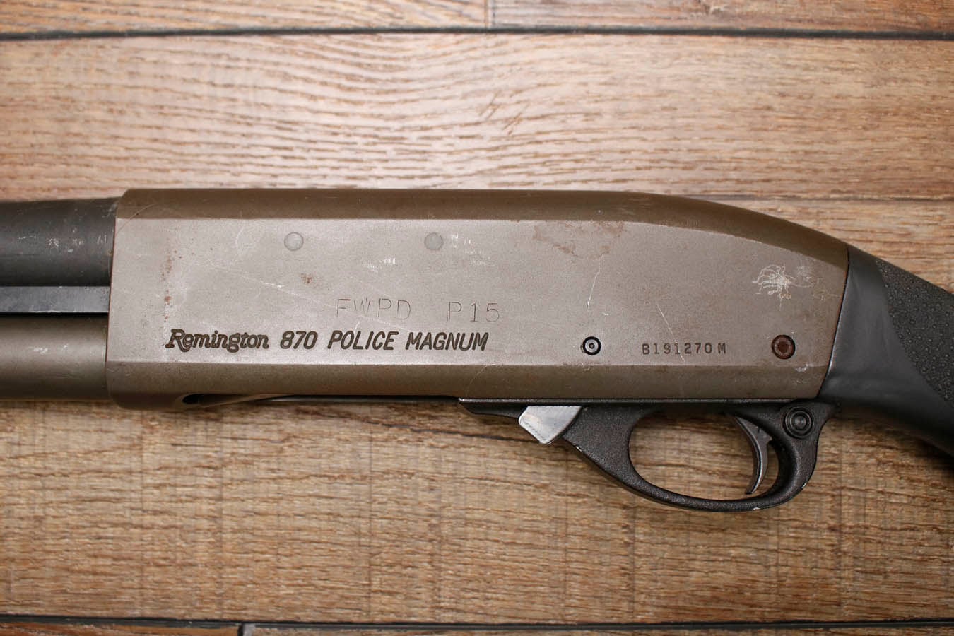 REMINGTON 870 Police Magnum 12GA Police Trade-In Shotgun with Flashlight Forend