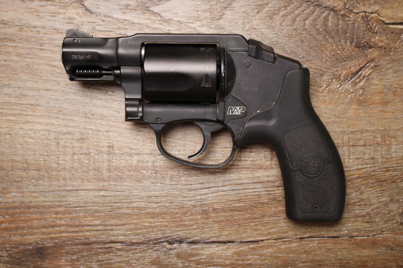 SMITH AND WESSON Bodyguard 38 Special Police Trade-In Revolver with Crimson Trace Laser