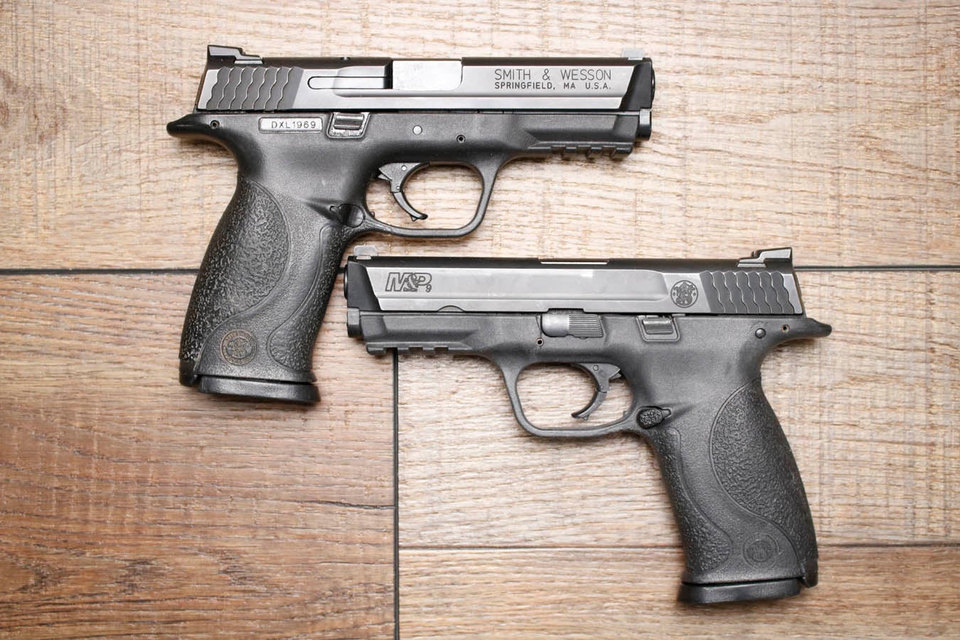 SMITH AND WESSON M&P9 9mm Police Trade-In Pistol with Magazine Disconnect Safety (Fair Condition)