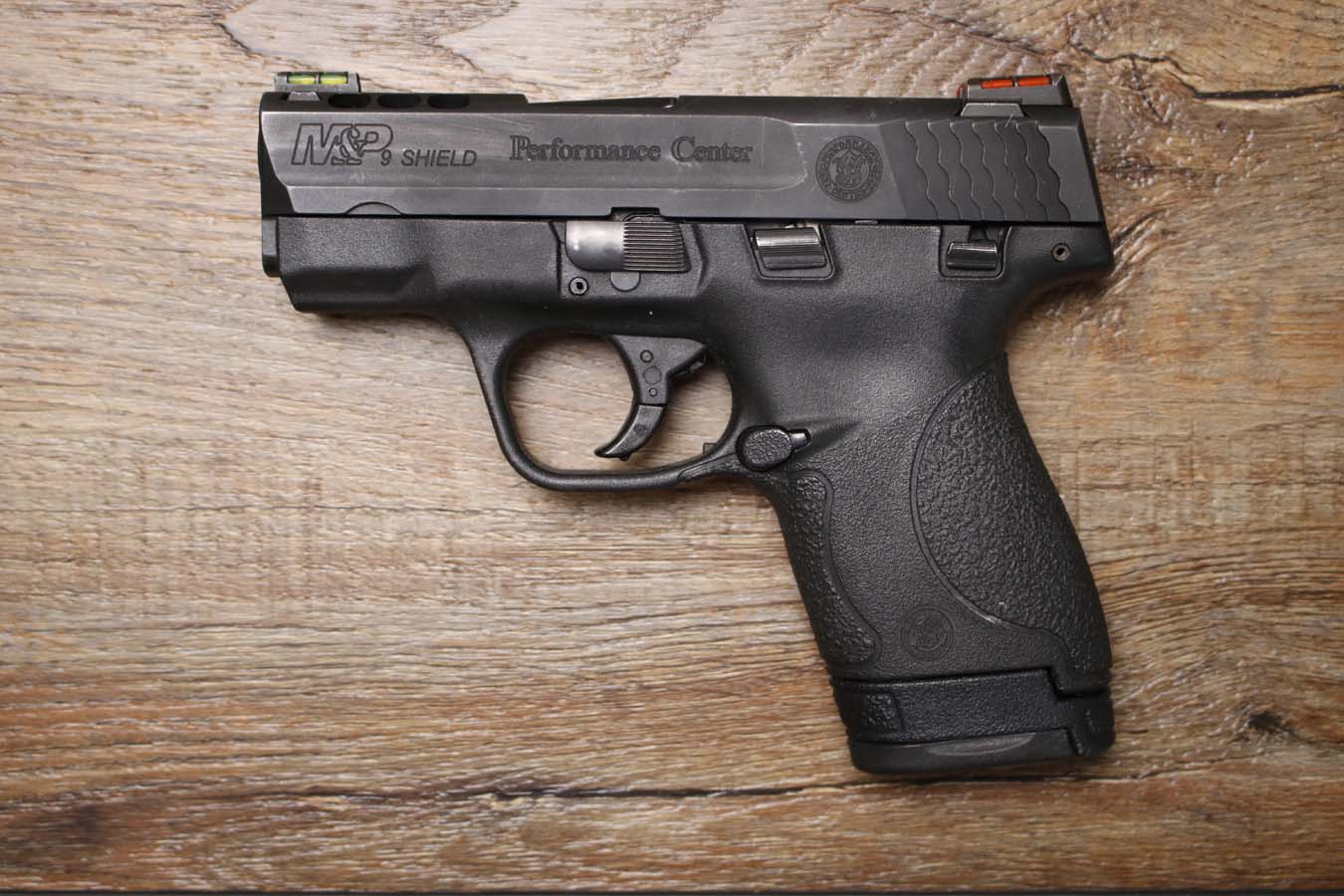 SMITH AND WESSON M&P9 Shield Performance Center 9mm Police Trade-In Pistol