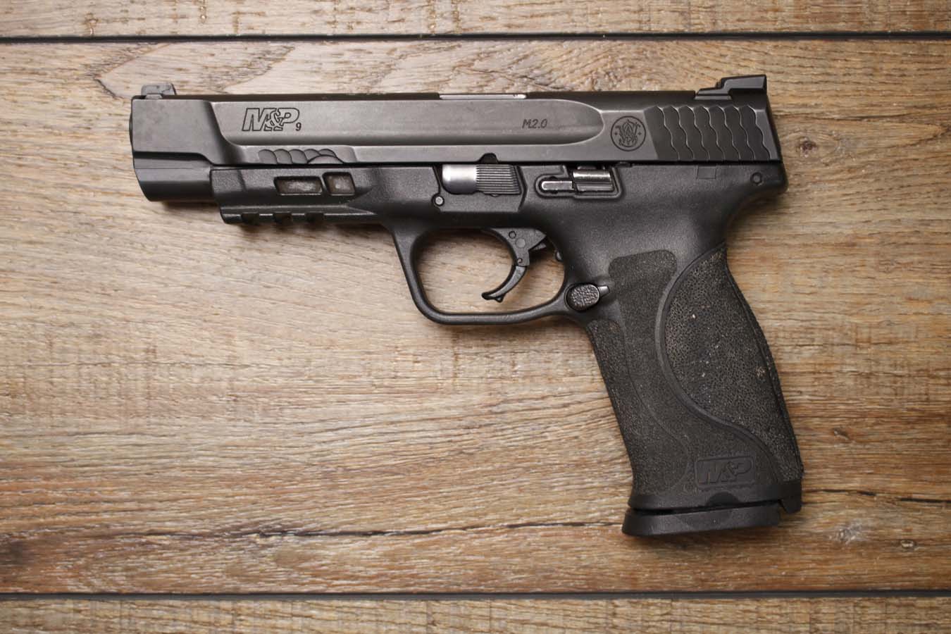 SMITH AND WESSON M&P9 M2.0 9mm Police Trade-In Pistol with 5 Inch Barrel