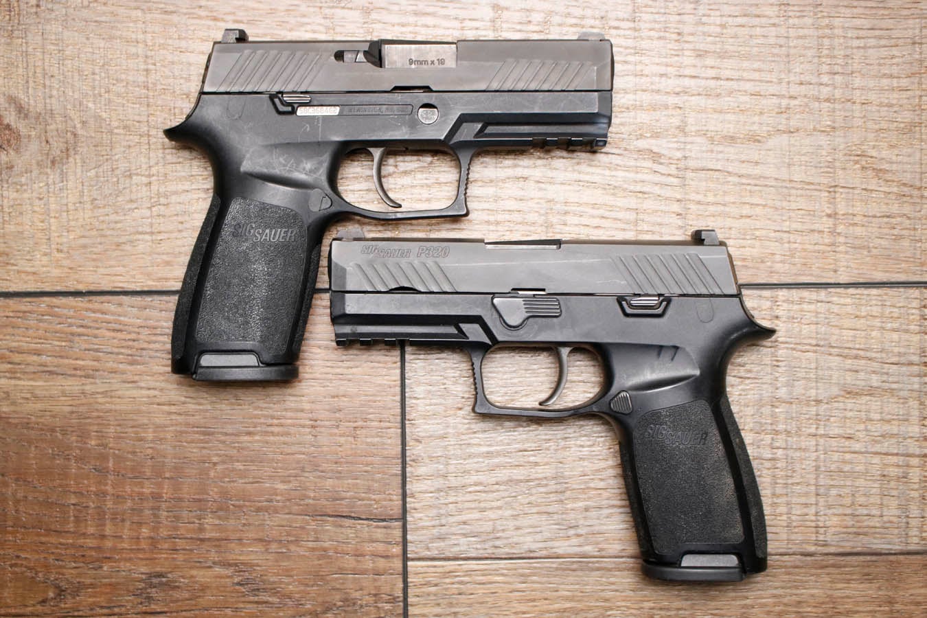 SIG SAUER P320 Carry 9mm Police Trade-In Pistol (Fair Condition) with Night Sights