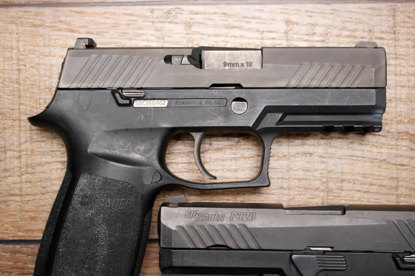 SIG SAUER P320 Carry 9mm Police Trade-In Pistol (Fair Condition) with Night Sights