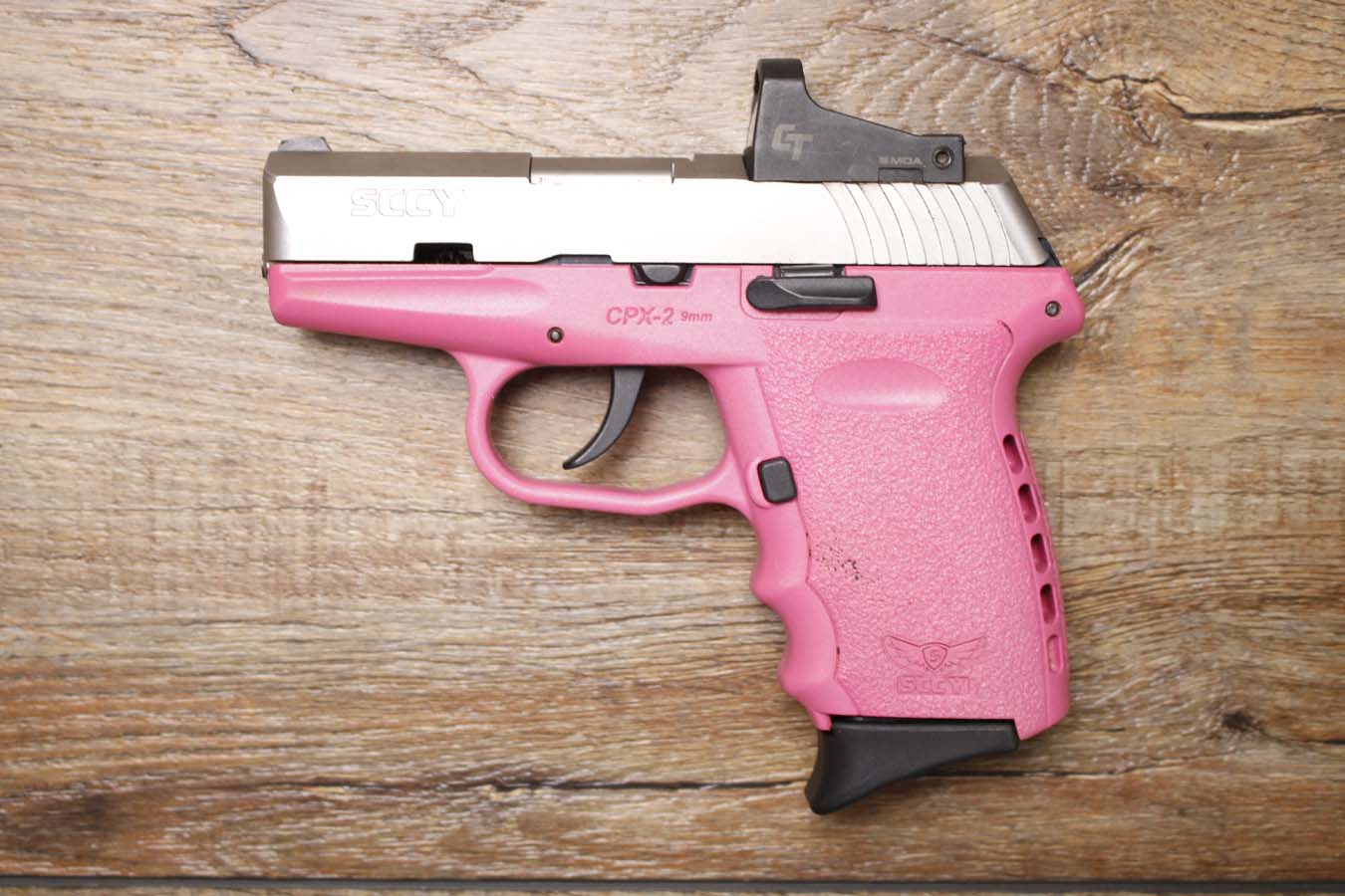 SCCY CPX-2 9mm Police Trade-In Pistol with Crimson Trace Sight