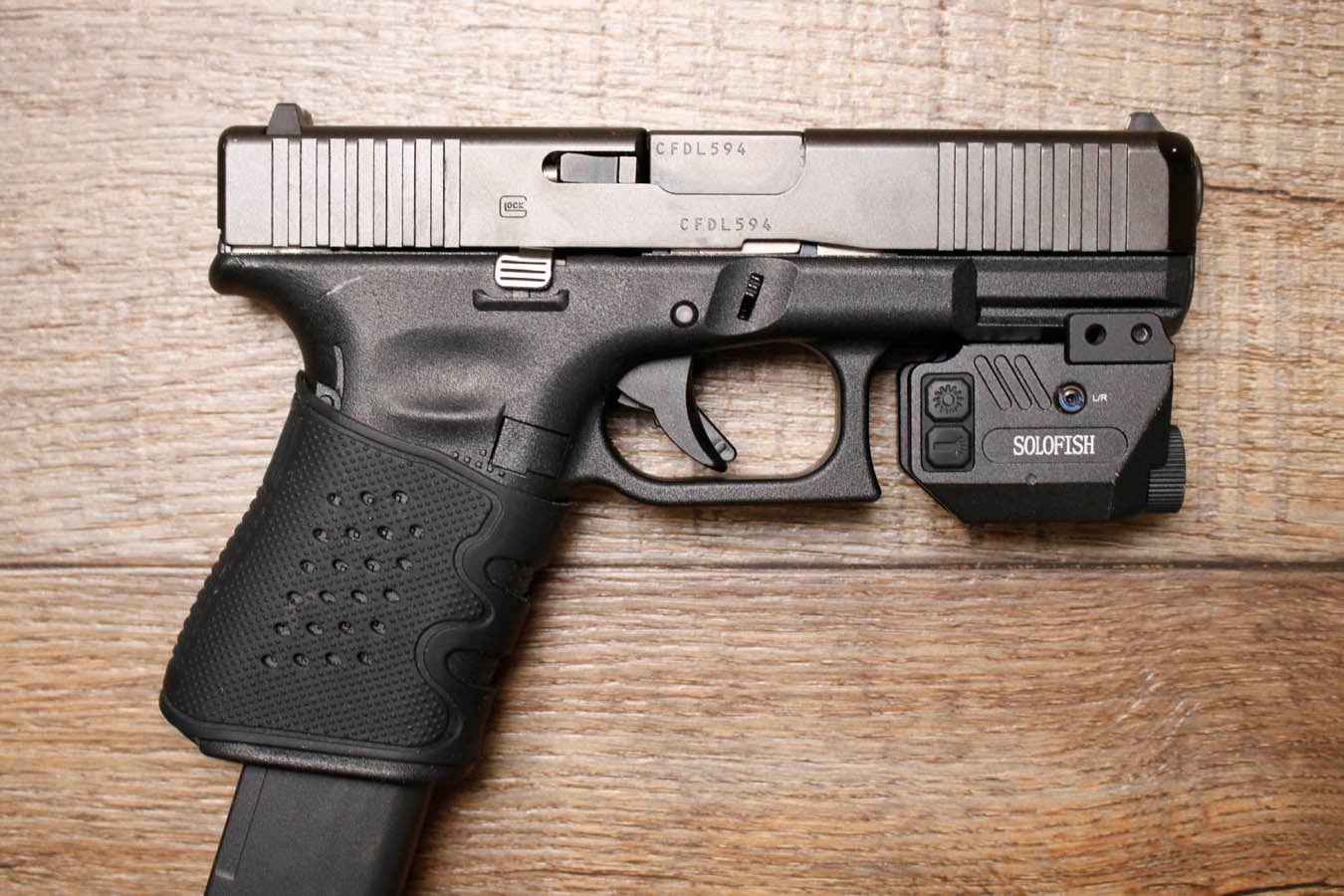 GLOCK 19 Gen 5 9mm Police Trade-In Pistol with Light/Laser