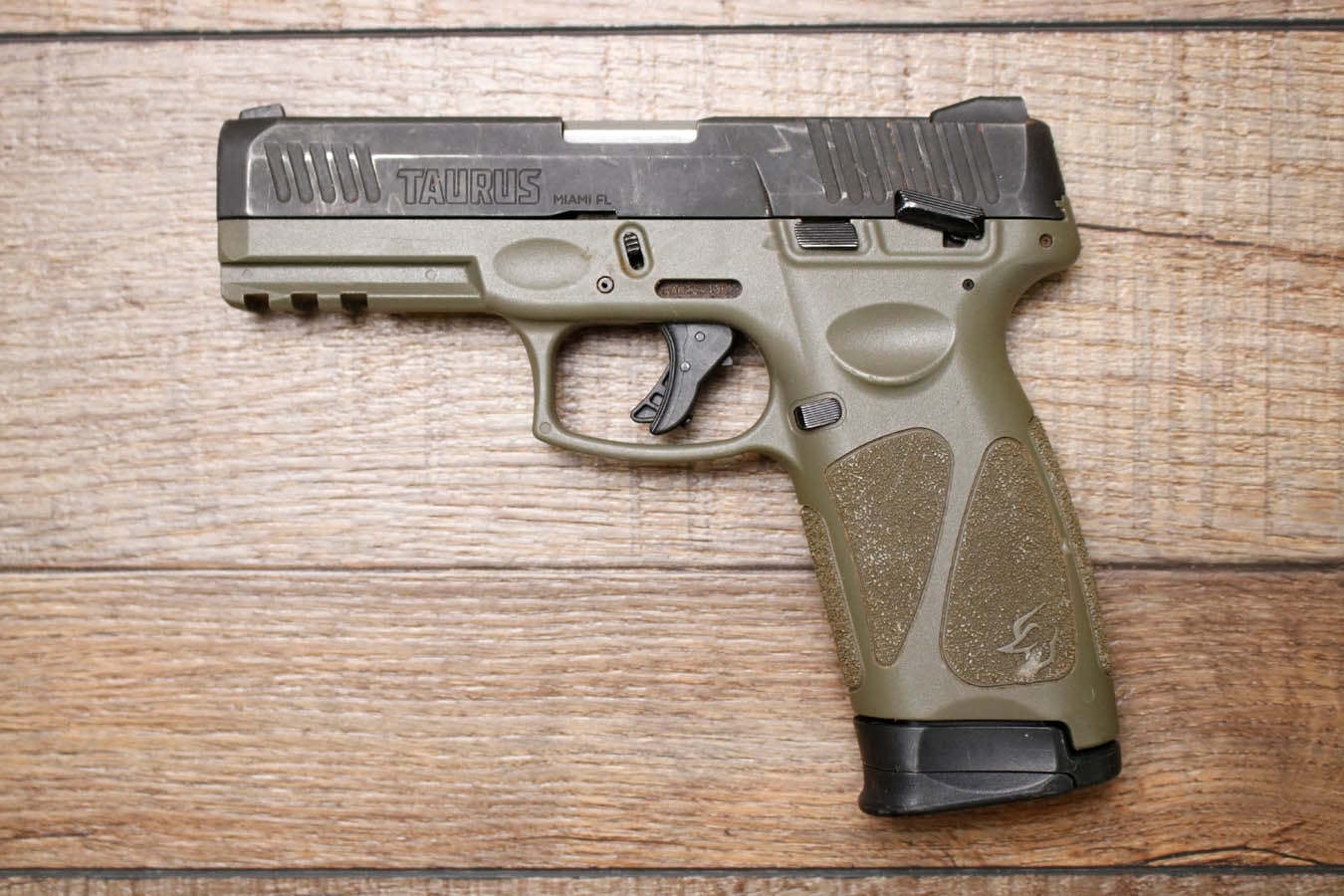 TAURUS G3 9mm Police Trade-In Pistol with OD Green Frame